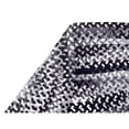 thumbnail image 5 of Better Trends Oval Braided Rug 27"x 45" 100% Cotton Rug for Indoor Use, Area Rug for Bedroom Ombre Chenille Collection - (Black), 5 of 10