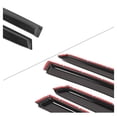 thumbnail image 4 of KAIHUIXING Cx7 Acrylic Window Visors Rain Sun Guard Deflector 4pcs Front Rear Left Right for Mazda for CX-7 2008-2012 4pc Smoke/Tinted Slim Style Tape on/External-Type -WD- MAZCX707, 4 of 9