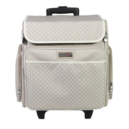 UPC: 0812259046926 | Everything Mary Collapsible Rolling Craft Bag  Tan