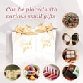 50 Pack Small Thank You Gift Bags, 4.5x1.8x3.9 Inches Party Favor Bags ...