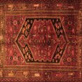 thumbnail image 1 of Ahgly Company Indoor Square Persian Orange Traditional Area Rugs, 8' Square, 1 of 1