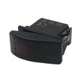 thumbnail image 4 of Marine Bateau Remorque RV Rocker Interrupteur Marche-Arrêt SPST 3 Broches 1 Rouge LED Auto Moto, 4 of 11
