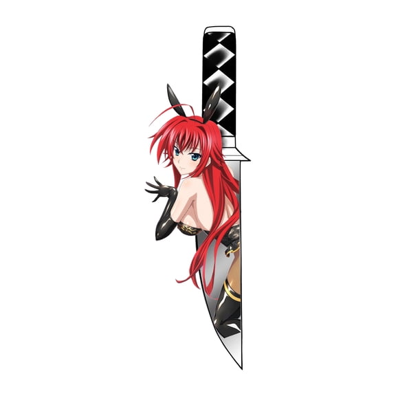 EARLFAMILY 5.1 Inch Personalized Gremory Rias Anime Decal Sticker for Refrigerator Auto Windshield Cool Decoration