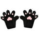 thumbnail image 5 of Guantes de animales para hombres y mujeres, accesorios de cosplay, guantes de peluche con forma de pata de gatito para adultos Negro rosa, 5 of 9