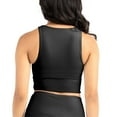 thumbnail image 5 of Women's Kadi Brand Black UCLA Bruins Buttery Soft Midi Bra & Leggings Set, 5 of 6