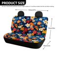thumbnail image 4 of Psesaysky Tropical Hibiscus Art Non-Slip Universal Backrest Protectors for Car Interior Auto, Stretch Rear Bench Seat Cover Durable Car Seat Cover, 4 of 7