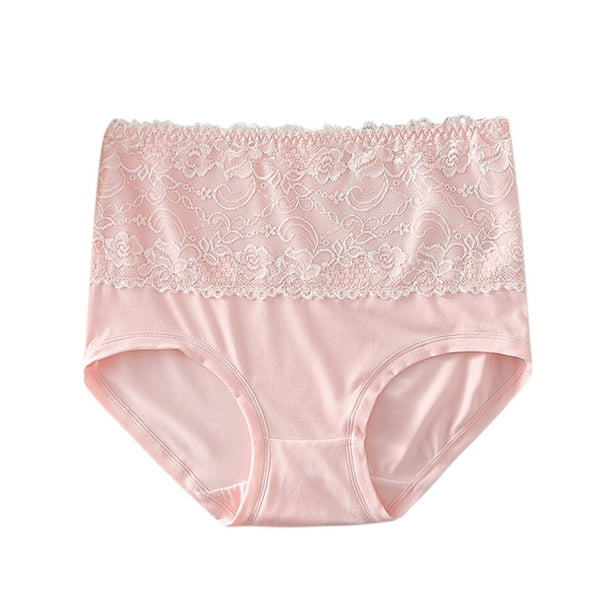 Women's High Waist Viscose Underwear Ladies Soft Breathable Full Brief  Panties 