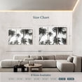 thumbnail image 4 of Elephant Stock Tropical In Black And White Wall Art - Horizontal Multi Panel Canvas - Living Room Wall Decor - Floral And Botanical Multi Panel - Black And Gray Decor By Sisi And Seb - 65" x 42", 4 of 8