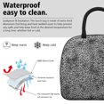 thumbnail image 3 of Womens Black and Tan Leopard Print Lunch Box for Work,Insulated Lunch Bag for Women,Loncheras Para Mujer,Leakproof Adult Lunch Bag for Work,Beach,Travel,Picnic,Camping, 3 of 7