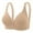 Beige, variant on Front Closure Bras for Women Plus Size Four Clasp Maternity Bra Seamless Wire Bra With Enhancing Lift