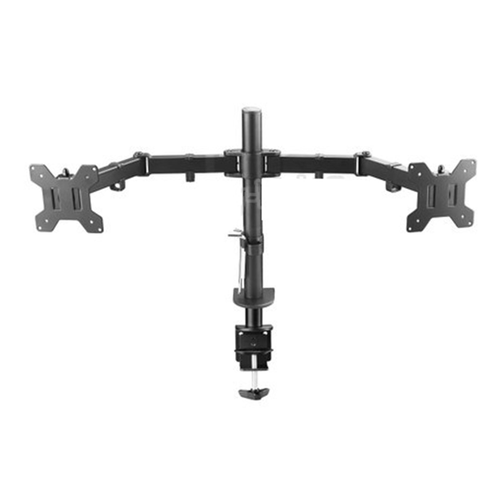 Desktop Clamping Full Motion 360 Degree Dual Monitor Holder Stand 10"-27"LCD LED Monitor Mount Arm Loading 8kgs Each Head ,Flexible and Strong Support