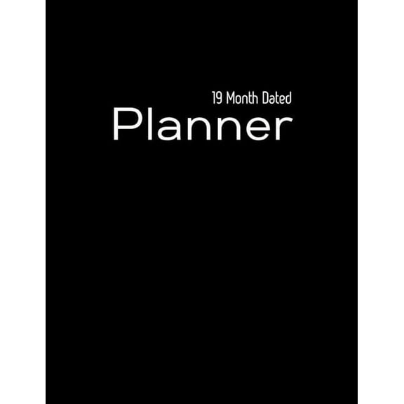 19 Month Planner: June 2021 to December 2022, (Paperback)