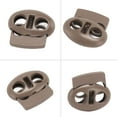 thumbnail image 3 of 30Pcs Spring Cord Lock, Spring Plastic Lock End Toggle Clip Double Hole Zinc Alloy Durable Light Multi Purpose Cord Stopper For Drawstring Backpack Tent Lace, 3 of 8