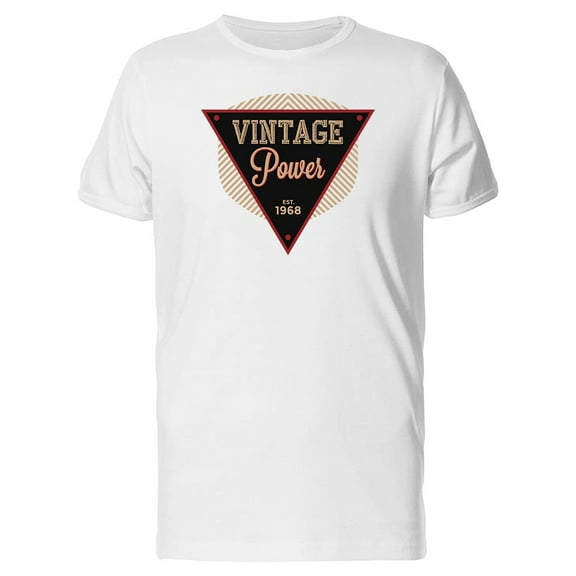 Vintage Power Classic Look Tee Men's -Image by Shutterstock