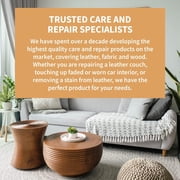 The Original Leather Recoloring Balm by Furniture Clinic - Dark Grey Leather Dye for Furniture, Couches & Car Seats - Restore Scratched, Faded, Damaged Surfaces