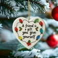 thumbnail image 4 of HomeKingdee Friends Christmas Ornaments, Friend Ornaments for Women, Friends are The Family We Choose Ornament, Best Friend, Friendship Gifts for Women, 4 of 6