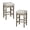 White, variant on Lexicon 29 Inch Pub Height Wooden Bar Stool Leather Seat Barstool, White