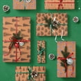thumbnail image 3 of Gynky Christmas Wrapping Paper 3 Rolls 17 inches x 10 feet Gift Wrap Paper Santa Snowman Both Side Available Extra Thick Merry Christmas Reversible, 3 of 8