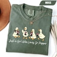 thumbnail image 6 of Just A Girl Who Loves Dr Pepper Shirt, Duck Soda Lover Tee, Retro Soft Drink Tee Funny Beverage Gift For Women, Trendy Fan Apparel, Trendy, 6 of 6