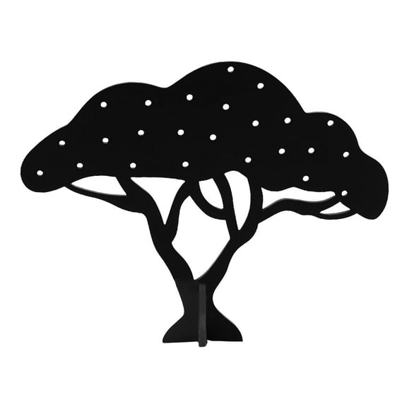 Acrylic Ear Stud Holder Hanging Jewelry Tree Earring Display Stand for Birthday