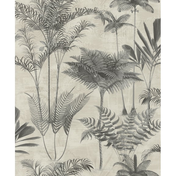 Rasch Kinabalu Charcoal Rainforest Wallpaper