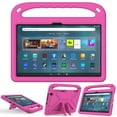 thumbnail image 2 of Feishell Fit for Amaon Fire Max 11 Tablet 2023 Kids Friendly EVA Shockproof Protective Case,with Pencil Holder,Portable Child Proof Handle Kickstand Durable Case Cover,Rose, 2 of 6