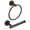 Oil Rubbed Bronze 2pc, variant on Toilet Paper Holder Towel Holder,Oil Rubbed Toilet Paper Roll Holder Towel Ring Bathroom Hardware Set,Wall Mounted Rustic Farmhouse Rustproof Stainless Steel Bath Accessories 2PC