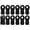 Black, variant on 12 Pack Magnetic Chip Clips, Bag Clips Food Bag Clips for Food Packages, Kitchen Clips with Magnet for Fridge, Plastic Assorted Colors Bag Clips for Food Storage, Snack Bag and Chips Bag
