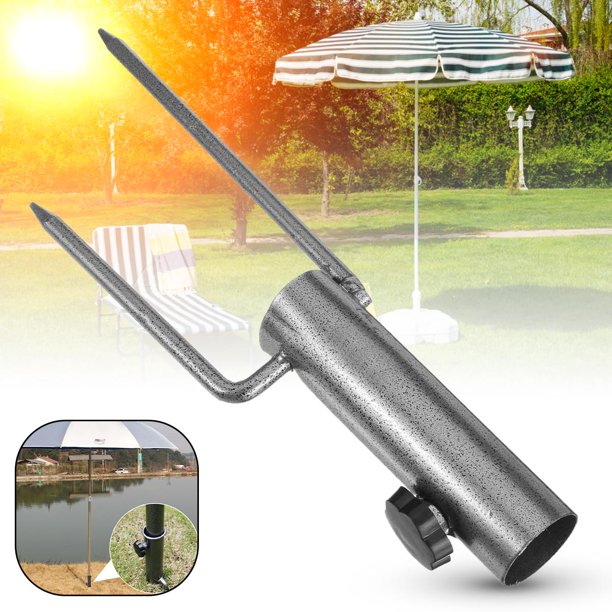 Outdoor Beach Umbrella Bases 12 Inch Heavy Duty Umbrella Stand For Beach Fishing Garden Patio Walmart Com Walmart Com