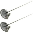 thumbnail image 1 of 2pcs Deep Fryer Thermometers Dial Thermometers Stainless Steel Stem Meat Cooking Thermometers, 1 of 8