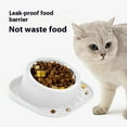 thumbnail image 4 of Pet Spill Proof Food Bowl, 19.6cm Slanted Mouth Non-Slip Cat Dog Bowl with Neck Guard, 4 of 5