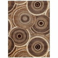 thumbnail image 4 of Liora Manne Marina Circles Indoor Outdoor Area Rug Brown 5x7 Power Loomed Polypropylene, 4 of 5