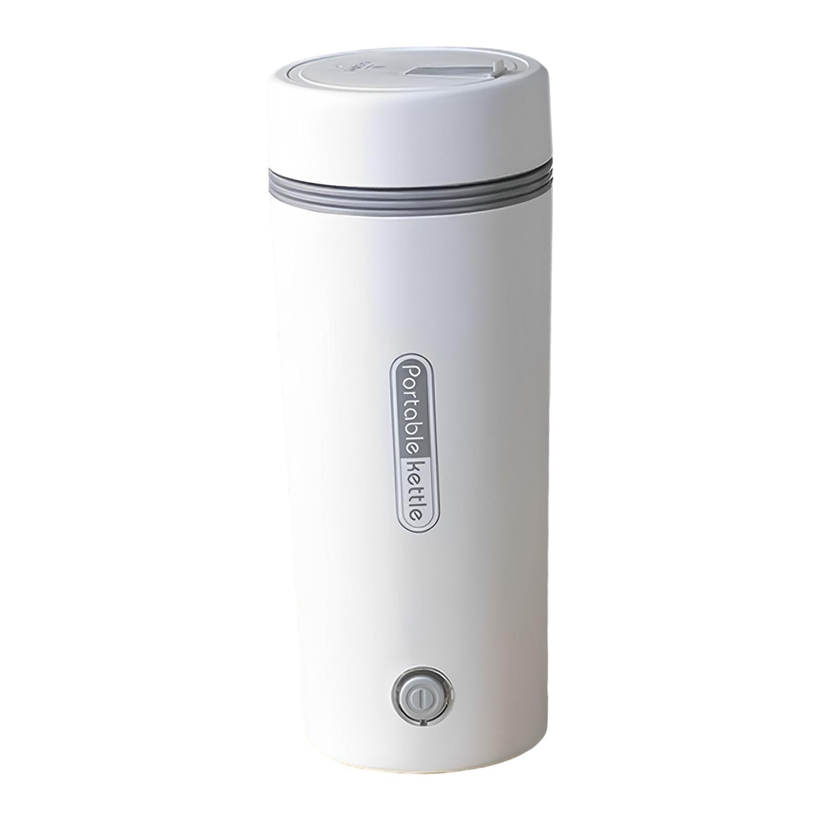 Portable Electric Kettle,Portable Electric Kettle Electric Tea Kettle Home,Electric Kettle Stainless Steel 350ml,Small Electric Kettle Personal Hot Water Boiler,Tea Hot Water Kettle Small white