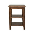 thumbnail image 4 of Lake House Dark Brown Tiered Table, 4 of 5