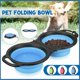 thumbnail image 4 of Tazón portátil para mascotas con gancho para perros y gatos, tazón plegable para comida y agua, tazón plegable para viajes, 4 of 4