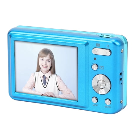 YLSHRF 48MP Digital Camera  2.7in ABS High Definition 8x Optical Zoom Portable Digital Camera  Continuous Shooting Automatic White Balance Children Digital Camera Single Shot Metal for Beginners Blue