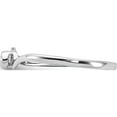 thumbnail image 4 of 10K White Gold Polished Aa Diamond Ringsize 6 (Width 2) - Jbsp, 4 of 5