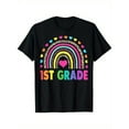 thumbnail image 1 of First Grade Rainbow Girls Boys Teacher Team 1st Grade Squad T-Shirt, 1 of 5