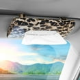 thumbnail image 5 of OTOSTAR Tissue Holder Box Mask Holder for Car, PU Leather Car Visor Tissue Holder Napkin Holder, Backseat Tissue Case Holder for Car, Vehicle (Serpentine), 5 of 7