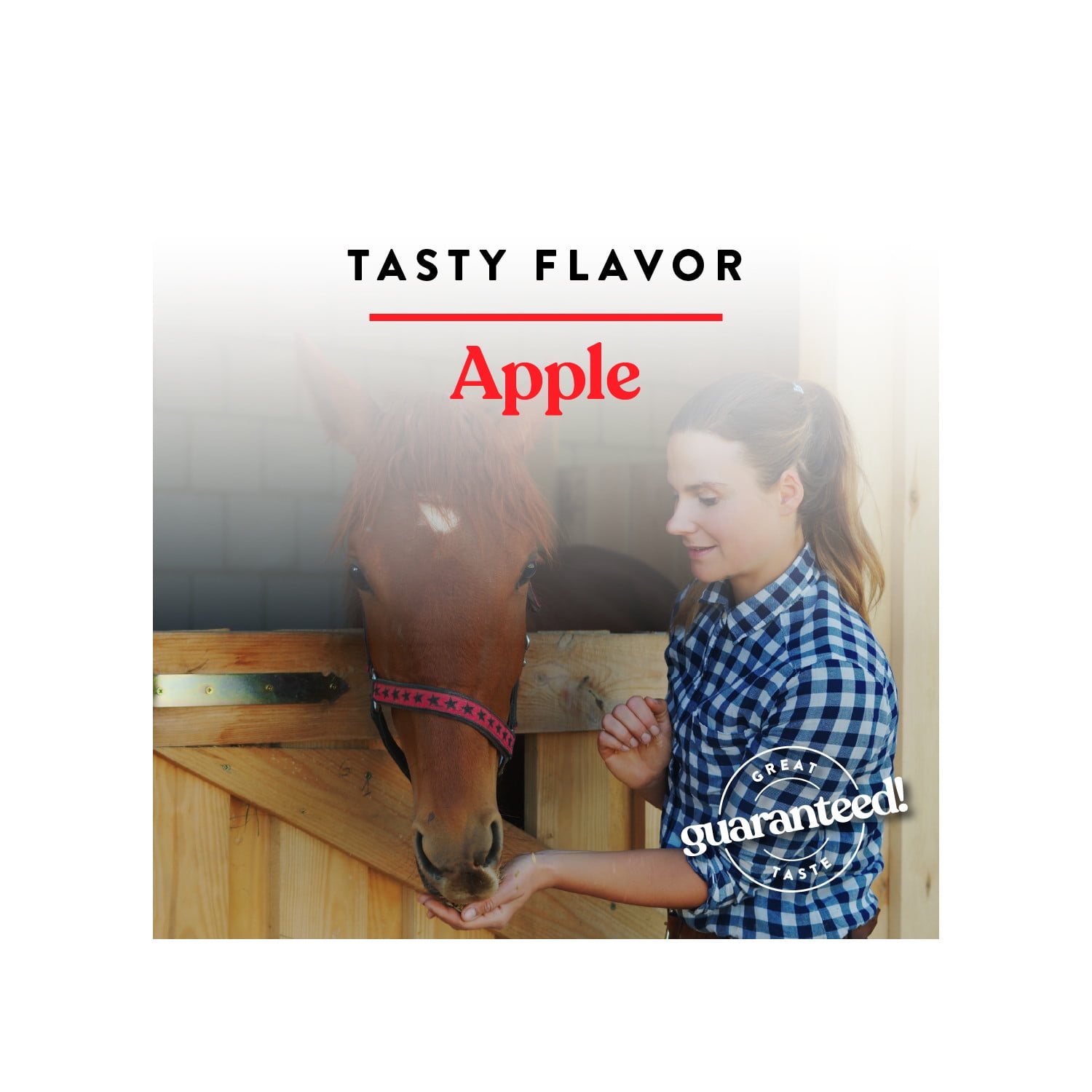 (2 pack) Manna Pro Bite-Size Nuggets Horse Treats, Apple, 4 lbs.