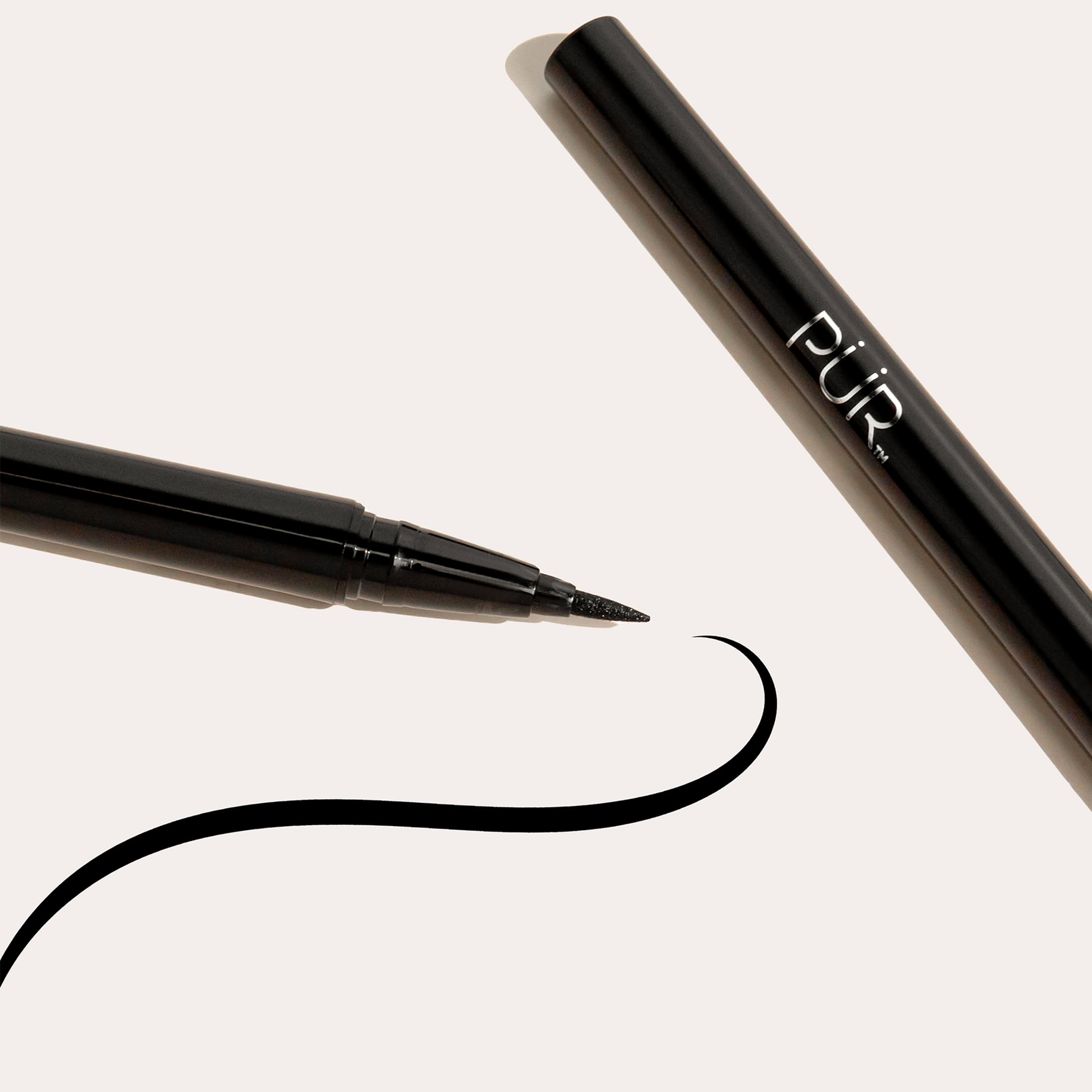 Pur On Point Waterproof Liquid Eyeliner Makeup Pen, Black