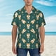 thumbnail image 2 of Fotbe Cute Shiba Camisa Hawaiana para Hombre Unisex – Camisa Casual de Verano con Botones de Manga Corta de Algodón y Lino,Large, 2 of 7