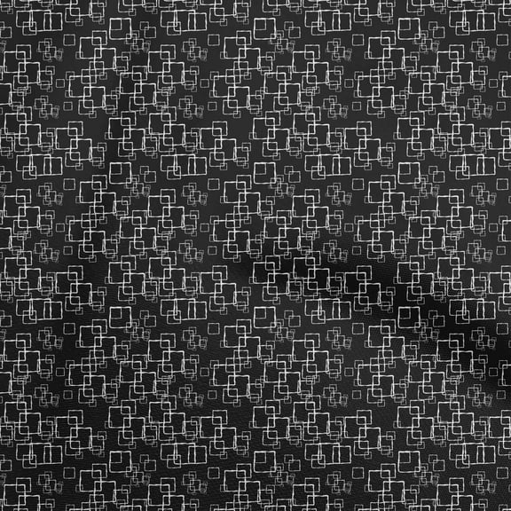 oneOone Polyester Spandex Black Fabric Abstract Craft Projects Decor Fabric Printed By The Yard 56 Inch Wide