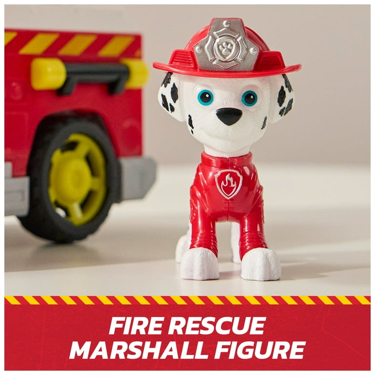 PAW Patrol Fire Rescue: Marshall's Rescue Fire Engine with Figure