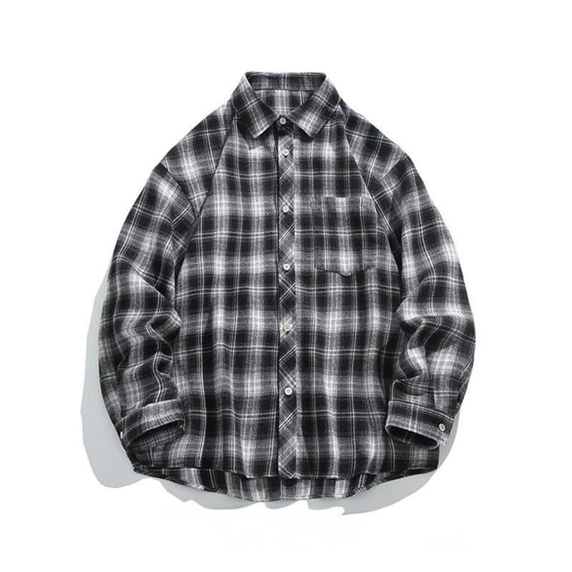 Blusa y camisa de manga larga con cuello vuelto para hombre Return To The Ancients Cell Camisa holgada de manga larga Camisa de cárdigan de moda de talla grande para hombre Blusa de poliéster para hom