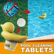 Chlorine Floater, Floating Pool Chlorine Dispenser (Duck), Fits 1 and 3 Inch Tablet for Large and Small Pools, Hot Tub, Spa