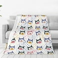 thumbnail image 4 of Cauagu Cute Dog Pattern Flannel Bed Blankets,Fleece Blanket Comfortable Air Conditioning Blanket for Sofa Bed Travel Couch & Living Room -50"x40", 4 of 8