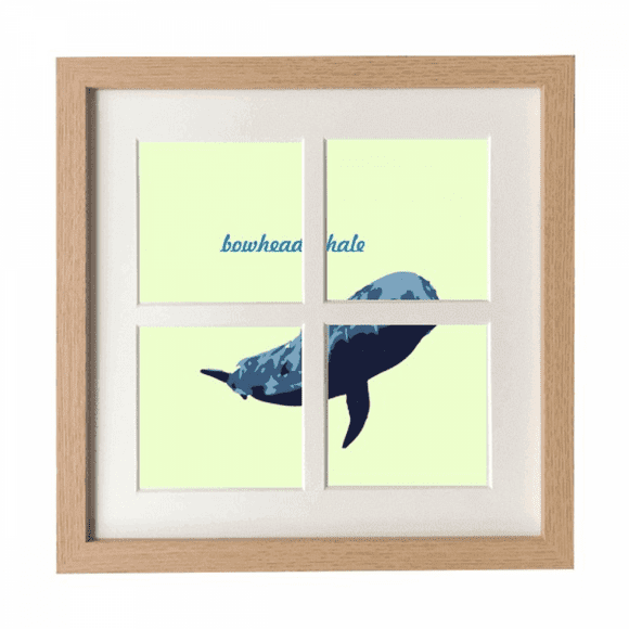 Monodon Monoceros Ocean Art Deco Fashion Frame Wall Tabletop Display 4 Openings Picture