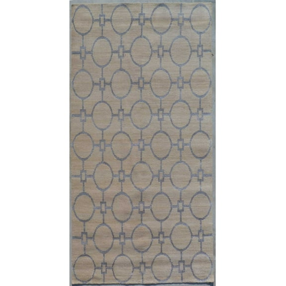 SAFAVIEH Stone Wash Akilah Geometric Area Rug, Beige, 4' x 6'