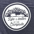 thumbnail image 2 of Camco 53215 Life Is Better at the Campsite Navy Blue T-Shirt - XL, 2 of 6